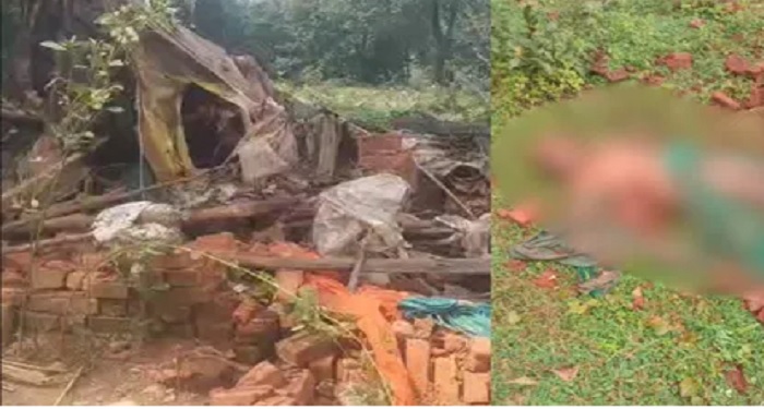 हाथी के हमले से गांव में मातम: बुजुर्ग महिला की मौत, दर्जनों मकानों को नुकसान