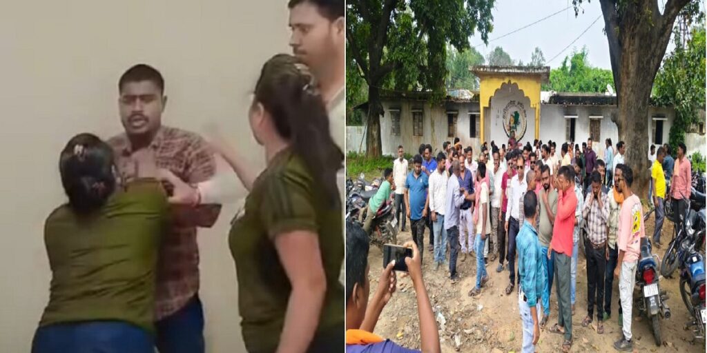 CG में महिला बाउंसरों का शर्मनाक व्यवहार, ऑफिस में युवक से मारपीट का वीडियो सामने आया