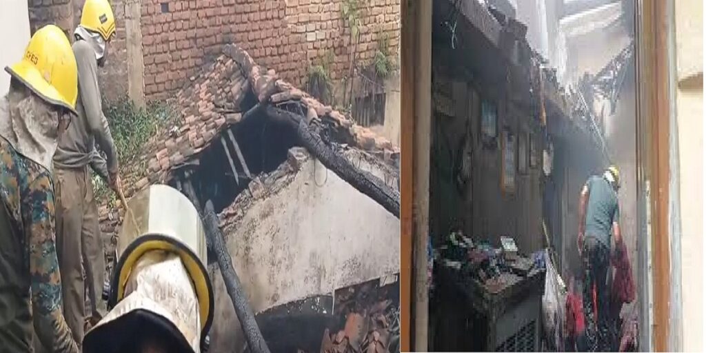 Raipur News: शंकर नगर में भीषण आग, घरेलू सामान हुआ जलकर खाक