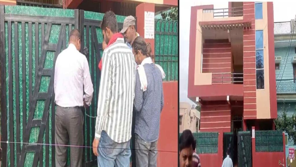 अवैध तीन मंजिला बिल्डिंग में चल रहा OYO होटल, निगम की टीम ने किया कड़ा एक्शन