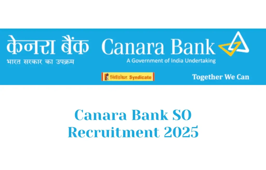 Canara Bank Apprentice Recruitment 2025 Notification