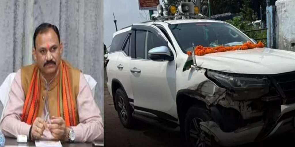 CG Breaking: स्वास्थ्य मंत्री श्याम बिहारी जायसवाल की कार ट्रक से टकराई, मंत्री सुरक्षित