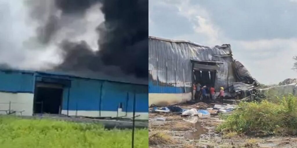 CG BREAKING: कृषि पाइप फैक्ट्री में भीषण आग, करोड़ों का नुकसान