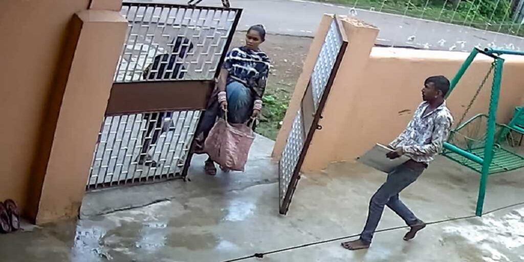 CG में बढ़ा अपराध: भीख मांगने आए पति-पत्नी ने मकान से लैपटॉप की चोरी, घटना CCTV में कैद