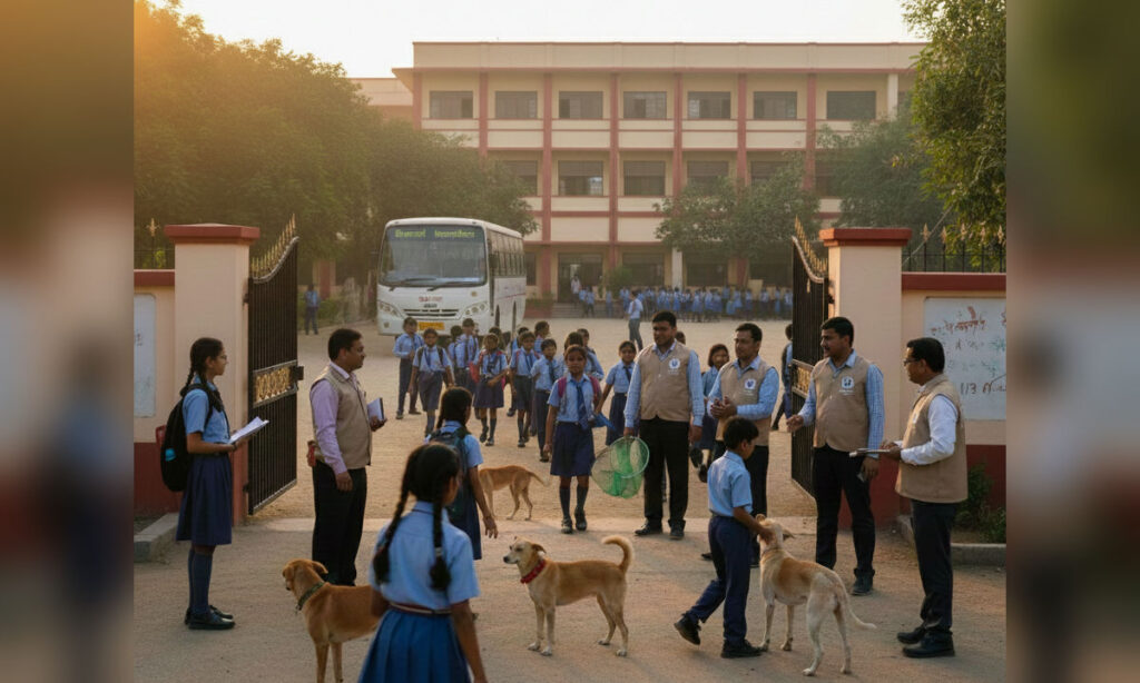 स्कूलों को ‘डॉग-फ्री ज़ोन’ बनाने का आदेश जारी, बच्चों की सुरक्षा पर शिक्षा विभाग सख्त, देखे आदेश! शिक्षा विभाग की बड़ी पहल: स्कूल बनेंगे 'डॉग-फ्री ज़ोन', बच्चों की सुरक्षा को मिली प्राथमिकता!