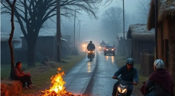 जशपुर_अंबिकापुर में पड़ी कड़ाके की ठंड, न्यूनतम तापमान 7 डिग्री सेल्सियस दर्ज