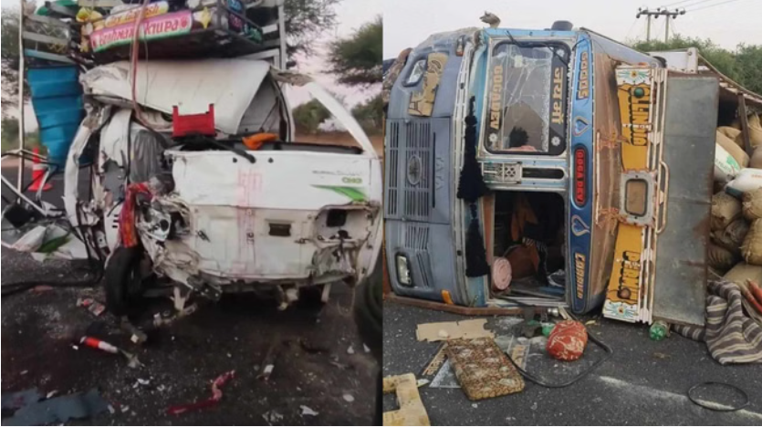 ट्रक-टेंपो की भिड़ंत में पांच श्रद्धालुओं की दर्दनाक मौत, 14 गंभीर घायल