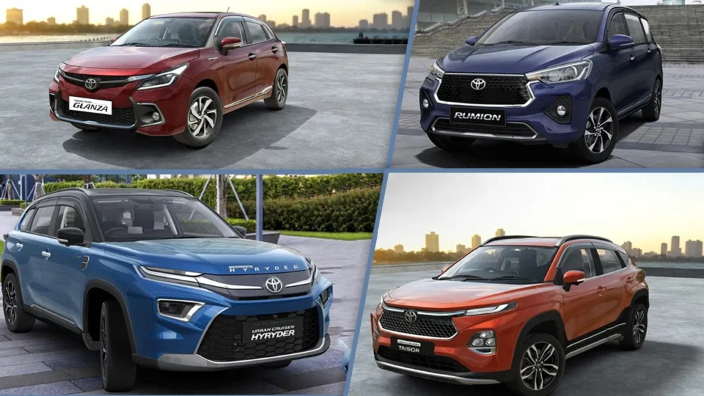 Toyota Cars पर महा-बचत! Land Cruiser, Hyryder, Innova पर शानदार Discount Toyota Glanza, Hyryder और Taisor
