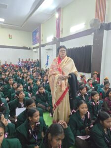 पीएम श्री एकलव्य आदर्श आवासीय विद्यालय छुरीकला में विद्यार्थी संवाद कार्यक्रम का सफल आयोजन