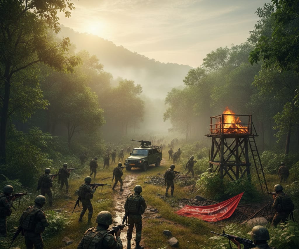 “बस्तर में बंदूक पर भारी पड़ा बैलट: छत्तीसगढ़ में 16 से घटकर अब मात्र 3 जिलों में सीमित रह गया नक्सलवाद”