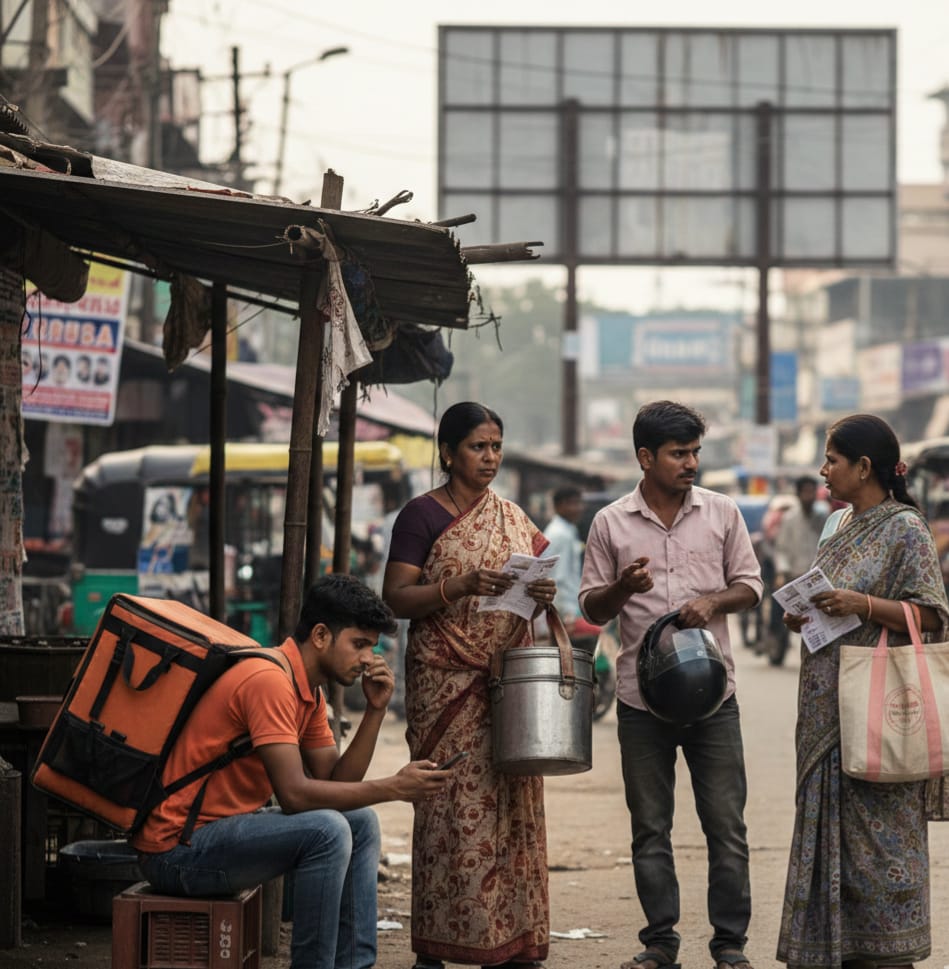 छत्तीसगढ़ में अनिश्चित भविष्य के बीच ‘गिग वर्कर्स’, कंपनियों के पंजीकरण और सुरक्षा पर कोई नियम नहीं