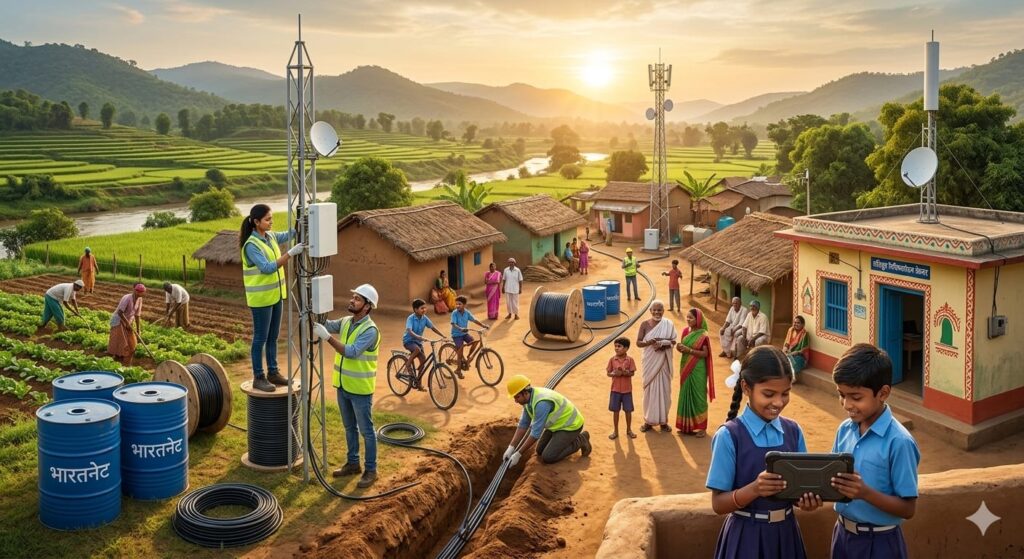 डिजिटल क्रांति की दहलीज पर छत्तीसगढ़: ग्रामीण कनेक्टिविटी के लिए ₹3,942 करोड़ की बड़ी सौगात