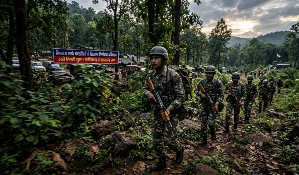 ‘मिशन 31 मार्च’ की उल्टी गिनती शुरू: छत्तीसगढ़ से झारखंड तक नक्सलियों के खिलाफ सबसे बड़ी घेराबंदी; क्या 1 अप्रैल को नक्सल मुक्त होगा भारत?