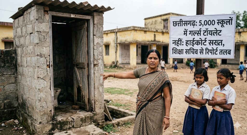 हाईकोर्ट सख्त: छत्तीसगढ़ के 5,000 स्कूलों में गर्ल्स टॉयलेट नहीं, शिक्षा सचिव से मांगी रिपोर्ट