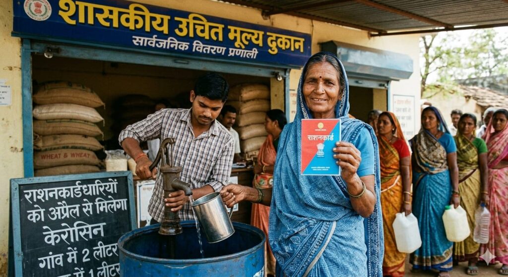 राशनकार्डधारियों को अप्रैल से मिलेगा केरोसिन