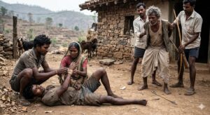 नशे में धुत्त पहाड़ी कोरवा पिता ने बेटे पर चलाया तीर, युवक की हालत नाजुक