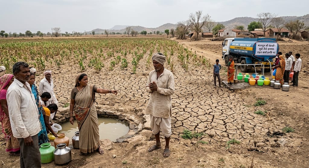 मानसून की बेरुखी से गहराया कृषि संकट: देश के 315 जिलों में सूखे जैसे हालात, सरकार की ओर से आपात तैयारी शुरू