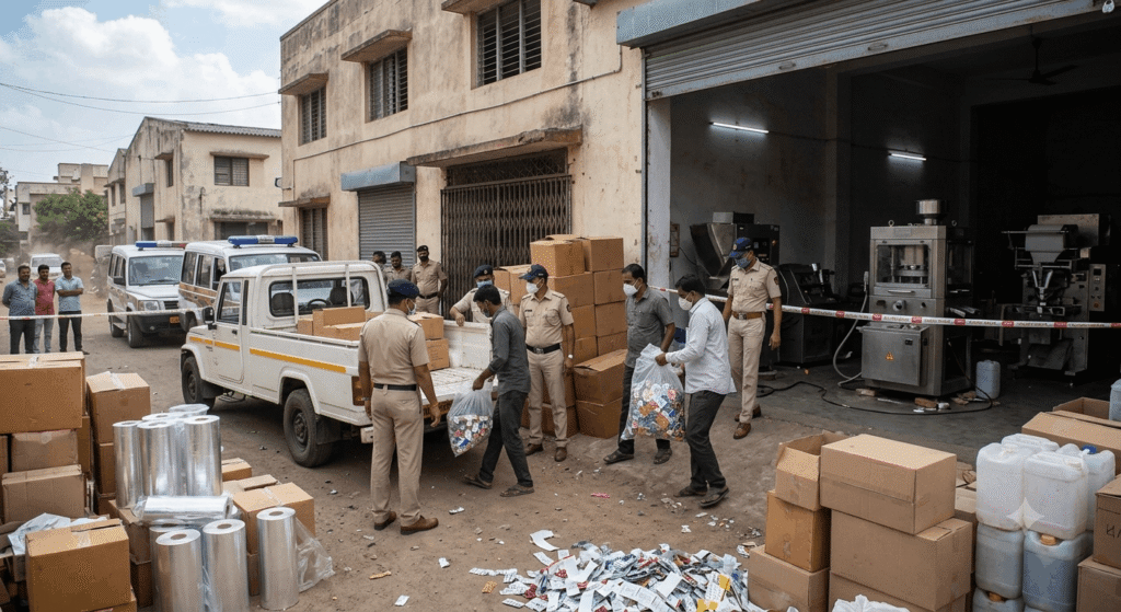 सावधान! ब्रांडेड दवाओं के नाम पर बन रही थीं नकली दवाएं, फैक्ट्री का भंडाफोड़ सावधान! ब्रांडेड दवाओं के नाम पर बन रही थीं नकली दवाएं, फैक्ट्री का भंडाफोड़