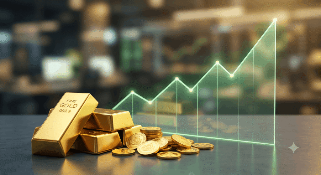 Gold ETF: वैश्विक मंदी के बीच भारत में 3200 करोड़ का रिकॉर्ड निवेश India mein Gold ETF investment growth chart