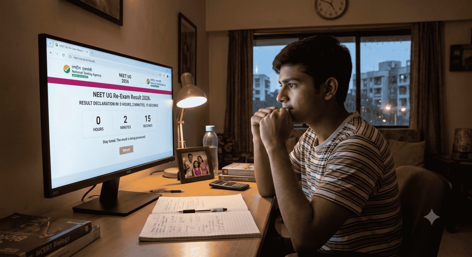 NEET UG Re-Exam Result 2026: इस दिन जारी हो सकता है रिजल्ट, जानें स्कोरकार्ड डाउनलोड करने का आसान तरीका NEET UG Re-Exam Result 2026
