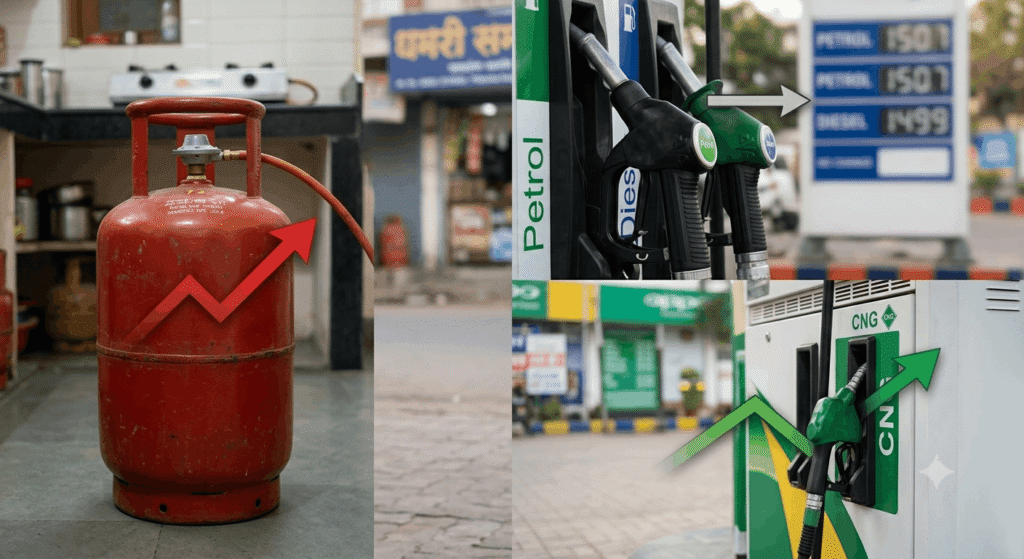 LPG Price Hike: क्या ₹18 महंगा होगा घरेलू गैस सिलेंडर? पेट्रोल-डीजल और CNG के नए रेट भी जानें