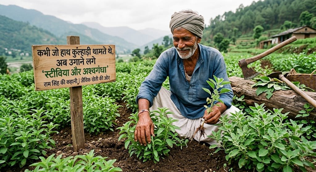 कभी जो हाथ कुल्हाड़ी थामते थे, अब उगाने लगे ‘स्टीविया और अश्वगंधा’; हरेली पर मिला ₹54 लाख का ‘एडवांस गिफ्ट’