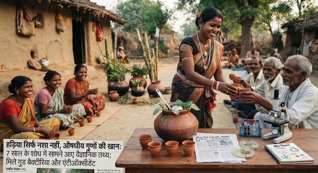 हड़िया सिर्फ नशा नहीं, औषधीय गुणों की खान: 7 साल के शोध में सामने आए वैज्ञानिक तथ्य; मिले गुड बैक्टीरिया और एंटीऑक्सीडेंट