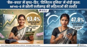 ’बैंक-बचत’ में सुपर-हिट, ‘डिजिटल दुनिया’ में थोड़ी सुस्त: NFHS-6 ने खोली छत्तीसगढ़ की महिलाओं की तस्वीर