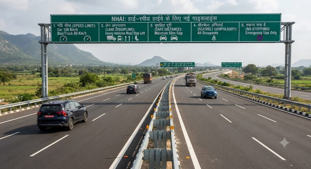 हाई-स्पीड हाईवे के लिए NHAI की नई गाइडलाइंस