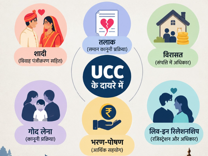 UCC लागू होने से आम आदमी की जिंदगी में क्या बदलेगा? शादी, तलाक से लेकर संपत्ति तक के नए नियमों का पूरा ब्योरा