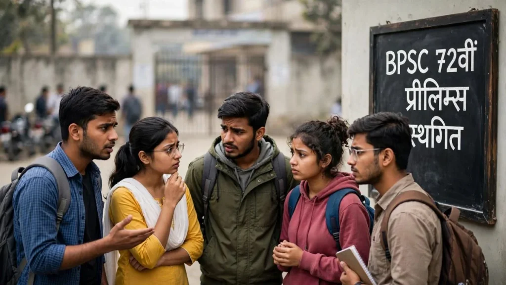BPSC 72वीं परीक्षा फिर स्थगित, 1,189 पदों पर होनी है भर्ती; जानें नई तारीख कब आएगी