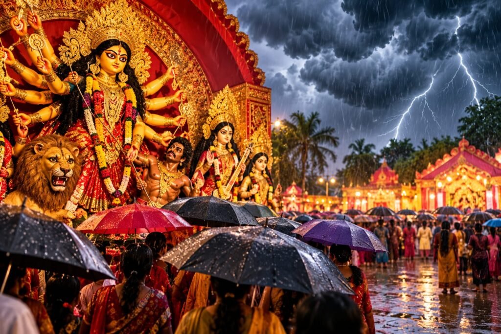 दशहरा 2026: क्या बारिश डालेगी दुर्गापूजा के रंग में भंग? जानें 20 अक्टूबर को कैसा रहेगा मौसम
