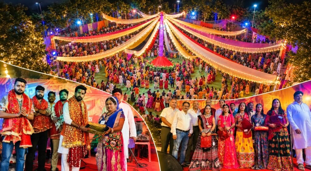 संगम सेवा गरबा महोत्सव: आठवें दिन उमड़ा जनसैलाब, 400 से अधिक कलाकारों ने बिखेरे गरबा और डांडिया के रंग